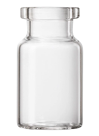 Clear Glass Vial 2 ML 